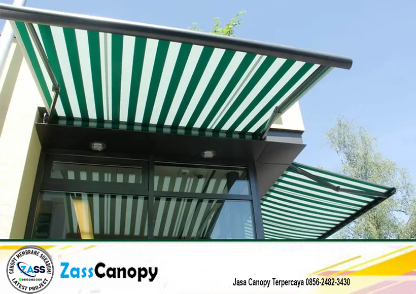Jasa Pembuatan & Pemasangan Canopy Gulung Murah